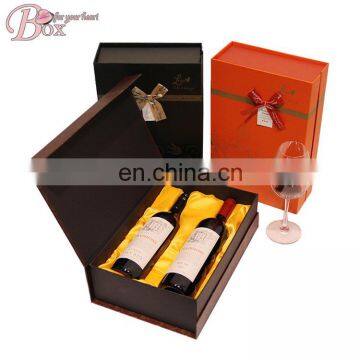 Custom Design Elegant Wine GIft Box luxury Wine Cardboard Box