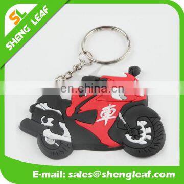 wholesale custom car shaped soft pvc rubber keychain