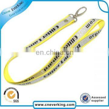 fashion new style bling neck glitter lanyard for promotion