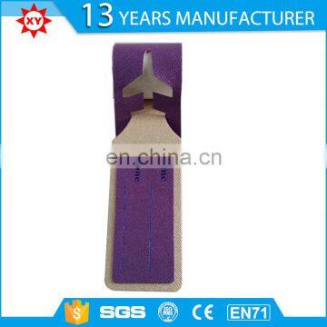 Ivory Travel Gift Soft pu Custom Luggage Tags photo-3