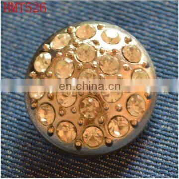 metal fashion rhinestone jeans buttons