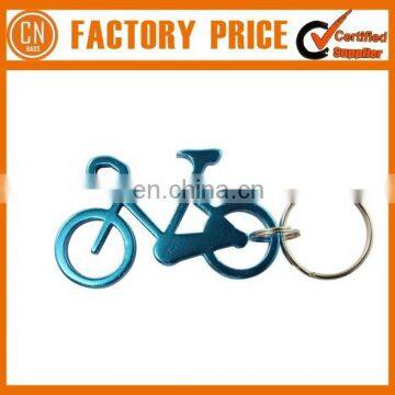 2017 Latest Design Promotional Bicycle Keychain Bottle Opener