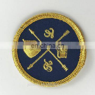 sew on embroidered badges minion logo patches for jeans