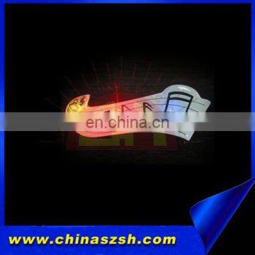 led flashing pins with music note shape for Christmas/Halloween