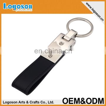 Good price promotional souvenir custom handmade leather keychain wholesale