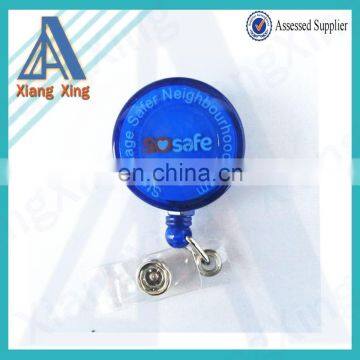 Round Plastic Logo Attached Badge With Retractable String Reels photo-5