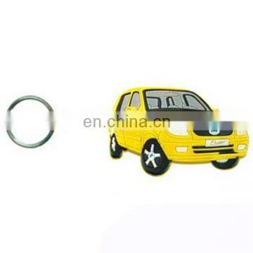 Customized promotion gift soft pvc car keychain