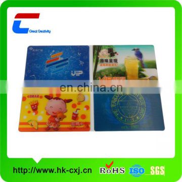 PET 3d lenticular business card for 2 pictures