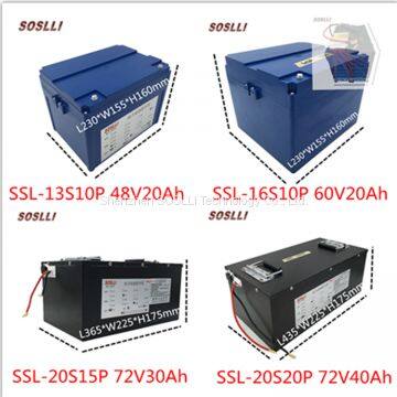 SOSLLI 10S5P 36v 10ah 18650 lithium battery PACK for electric bike