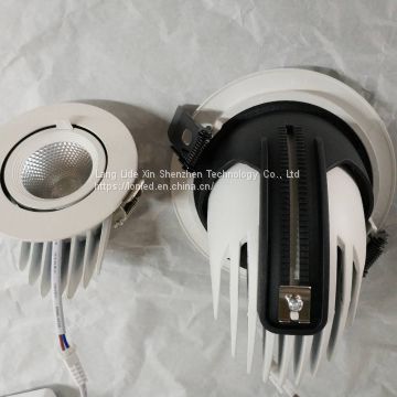 Recessed LED COB Spotlight Aluminum Case Gimbal light