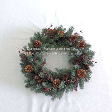 Artificial christmas wreath