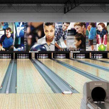 Automatic Bumpers Bowling Court Wood