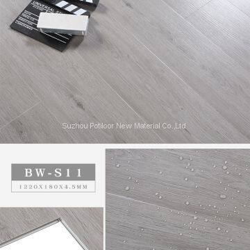 SPC floor vinyl flooring sheet tiles slotted click lock 3.5mm thickness 0.4mm wear layer