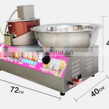 CE approved stainless steel candy floss making machine cotton candy maker in snack machine