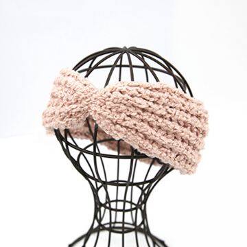 Headband Supplier Custom Lady Knit Warm Sports Boucle Headband Headwrap photo-2
