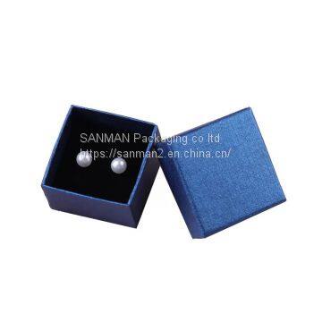 Jewelry gift paper lid with base cardboard packaging box