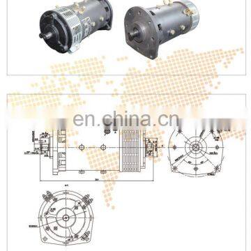 12v DC 5' Carbon Brush Direct Drive Motor for Electric Bicycle photo-4