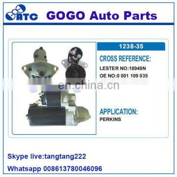 18949N 12v Starter Motor for PERKINS OEM 18508660 0 001 109 035