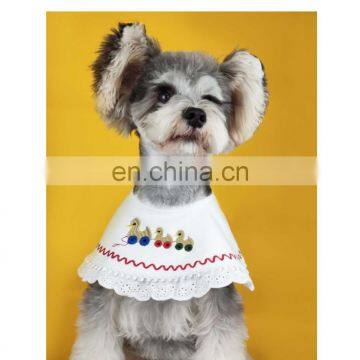 Pet Dog Luxury Cloak Solid Pet Clothing Bib Accessories Lovely Style Popular Logo Famous Brand photo-4