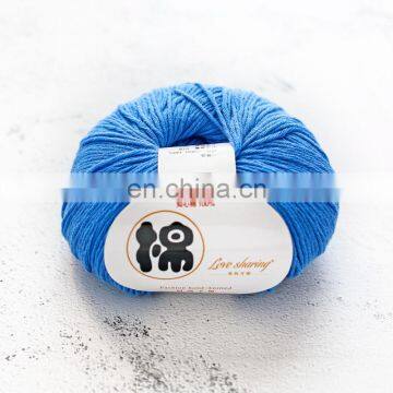 Wuge Soft and Warm Medium Weight Colorful Cotton Yarn 100% for Wholesale photo-2