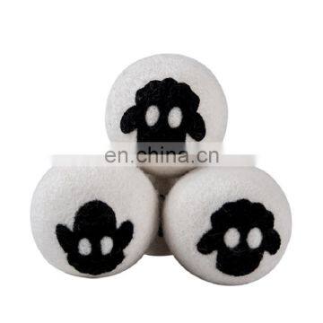 custom diameter 7cm wool dryer ball