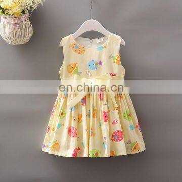 High Quality Floral Tank Top Kids Summer Sleeveless Girls Dresses