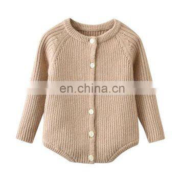 Infants & Toddler Cotton Clothes Autumn Winter Baby Girls Boys Knit Romper