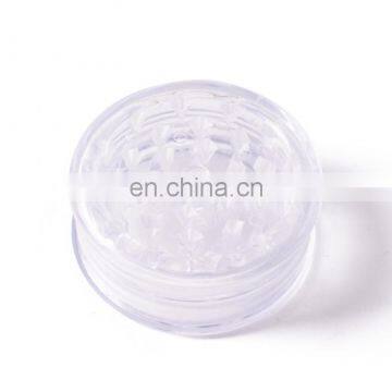 Wholesale 60mm3 Layer Acrylic Material Plastic Smoke Grinder photo-5