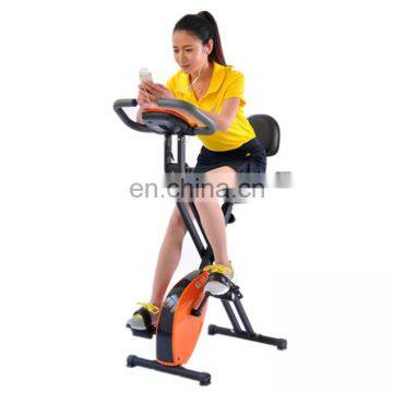 Gym Fitness Equipment Foldable Exercise Bike With Back Seat