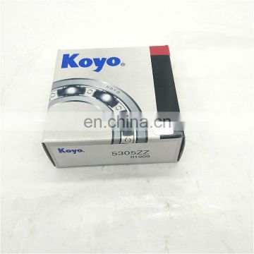 5305 KOYO double row angular contact ball bearing 5305ZZ size 25*62*25.4mm