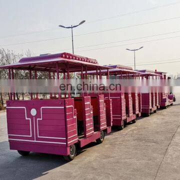 Amusement Park Ride Kids Electric Mini Tourist Train Ride Trackless Train for Sale photo-5