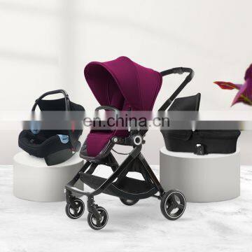 Promotion Luxury High Landscape Baby 3 in 1 Baby Stroller for Baby photo-2