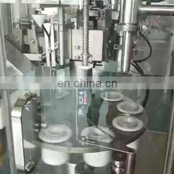 Automatic tube filling and sealing machine for plastic tube laminate tube