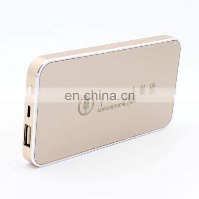 2020 Super Thin Metal Power Bank Oem Logo Micro Usb Mobile Power Charger Customized Color photo-5