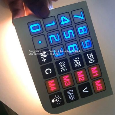 Backlit Membrane Switch