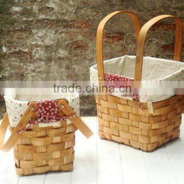 Artificial Flower Basket Decoration