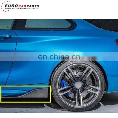 F87 side winglets fit for M series 2015-2018 F87 M2 carbon fiber MP style side winglets for M2