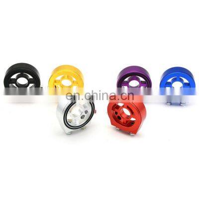 Auto Modification Accessories Universal Racing Car Modification Oil Cooler Mounting Adapter Base Single Cake Oil Handle