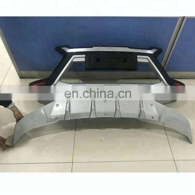 high quality ABS material front & rear bumper guard protector Skid plate for 2018 Skoda Karoq