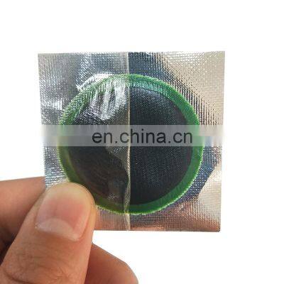 52mm  Green Edge Round Foil Backing Car Tires Cold Patches