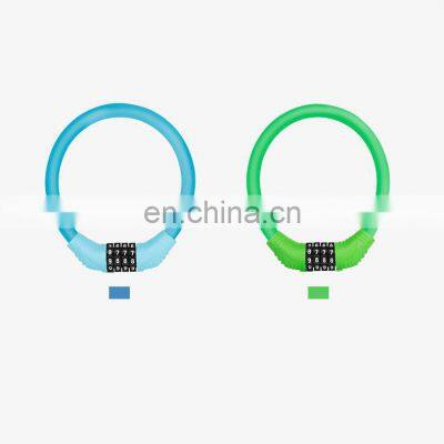 Bicycle Bike Smart Lock Four-Digit Password Anti Theft Lock For Bike Mountain Security Portable Ring Bicycle Accessories photo-5