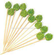 Decorative Wood Toothpicks fruit cocktail decorative appetizer sticks