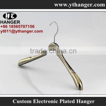 IMY-360 electric plating flocking hangers black top shiny hanger