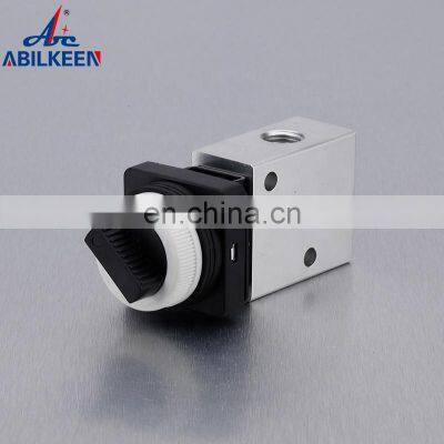 Good Price Pneumatic Valve Supplier Stainless Steel G1/4 JM322TB Selector Push Button Control Mechanical Valve