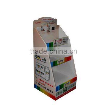 New design 2016 Corrugated advertising cardboard countertop display