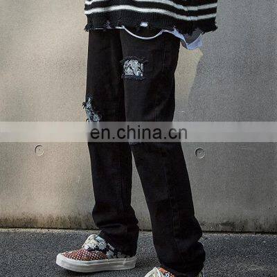 oem fashion Autumn Custom 100% Cotton Back Pocket Rib Legging Men's Jogger