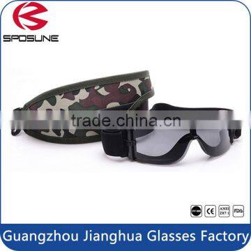 CE Standard Security Bullproof Military Activities Protective Goggles with Interchangeable lens