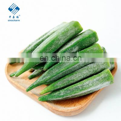 Sinocharm New Season IQF Frozen Okra Whole