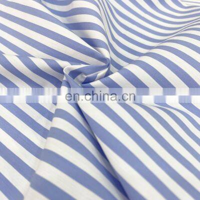 Wholesale Lightweight Striped Cotton Nylon Spandex Fabric for Women's Casual Wear photo-4