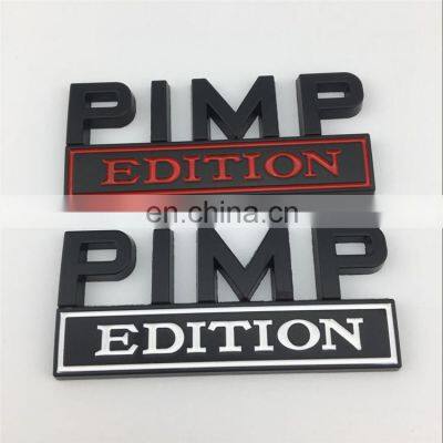 High Quality Custom Zinc Alloy Car Sticker Gelatin Sponge Car Emblem Badge photo-5